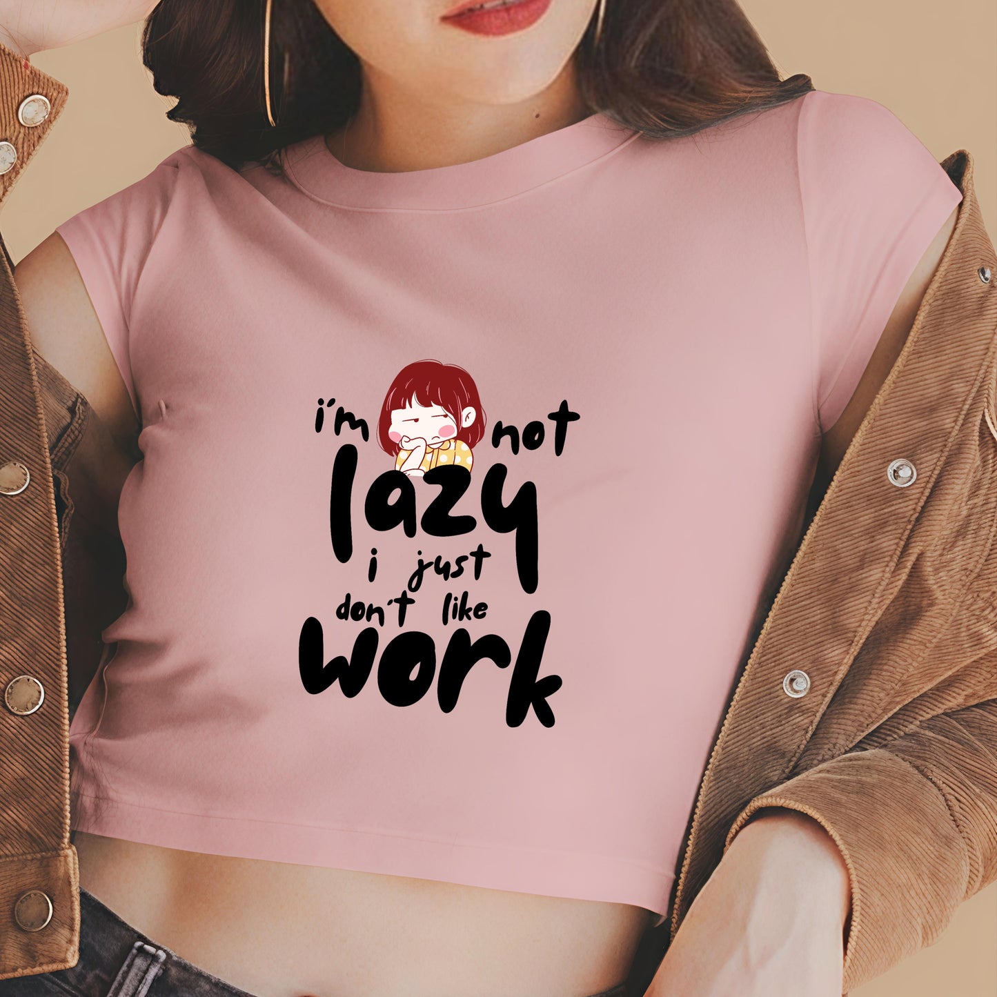 NERFED - Lazy | Crop Top