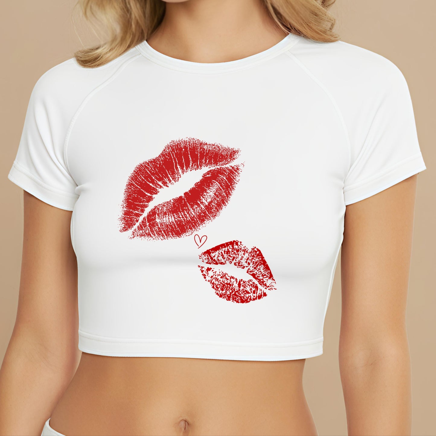 NERFED - Lip Print | Crop Top