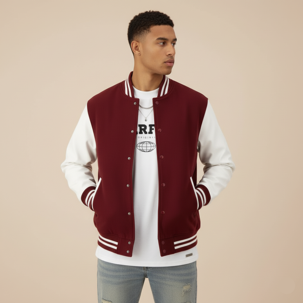 NERFED - Red Varsity Jacket