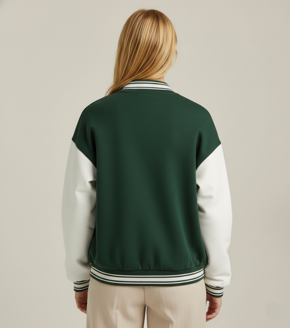 NERFED - Women's Green Varsity Jacket