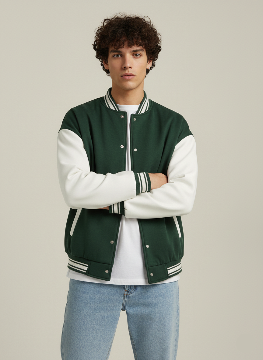 NERFED - Green Varsity Jacket