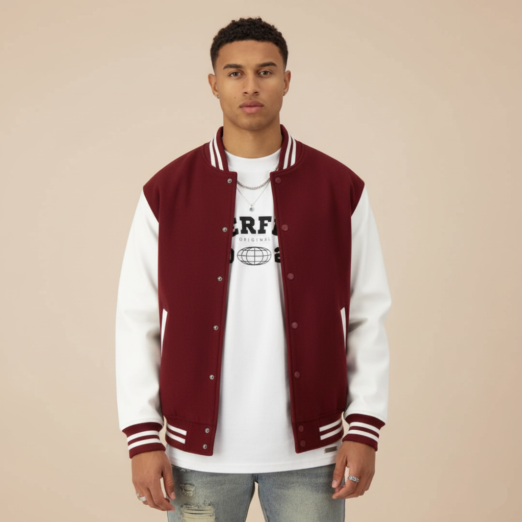 NERFED - Red Varsity Jacket