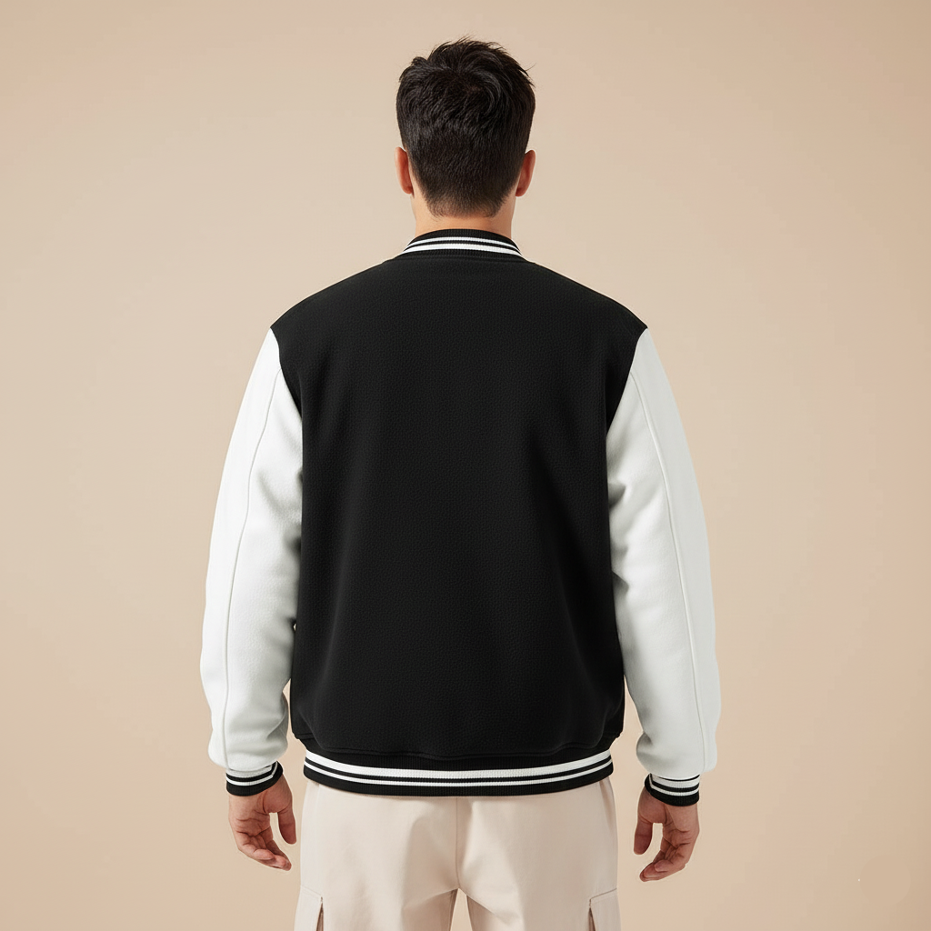 NERFED - Black Varsity Jacket