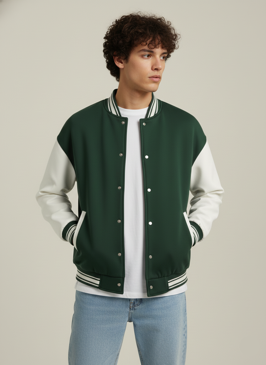 NERFED - Green Varsity Jacket