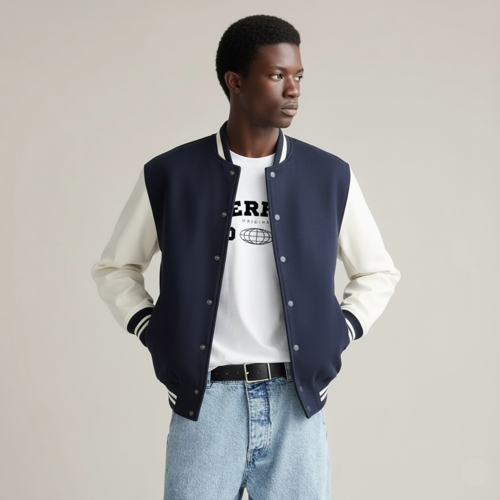 NERFED - Blue Varsity Jacket