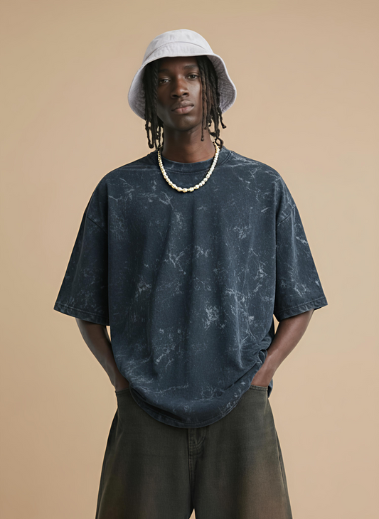 NFD PREMIUM | Acid Blue Oversized Tee