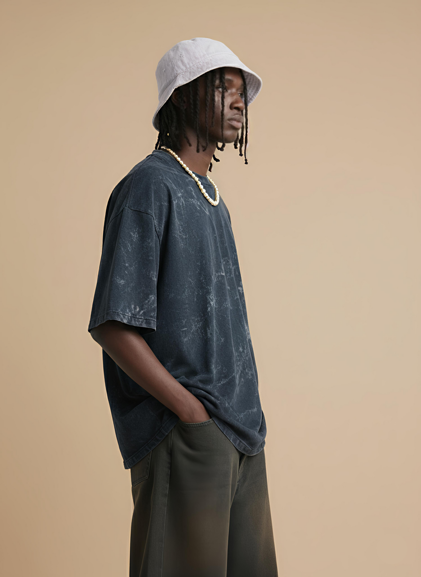 NFD PREMIUM | Acid Blue Oversized Tee