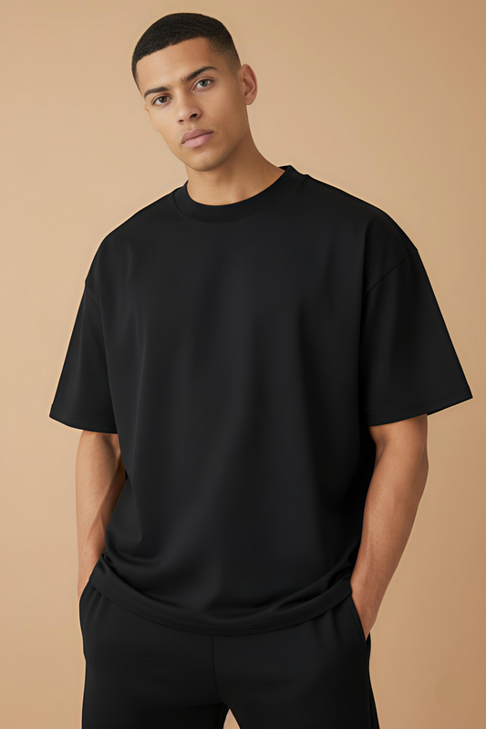 NFD PREMIUM | Black Terry Oversized Tee
