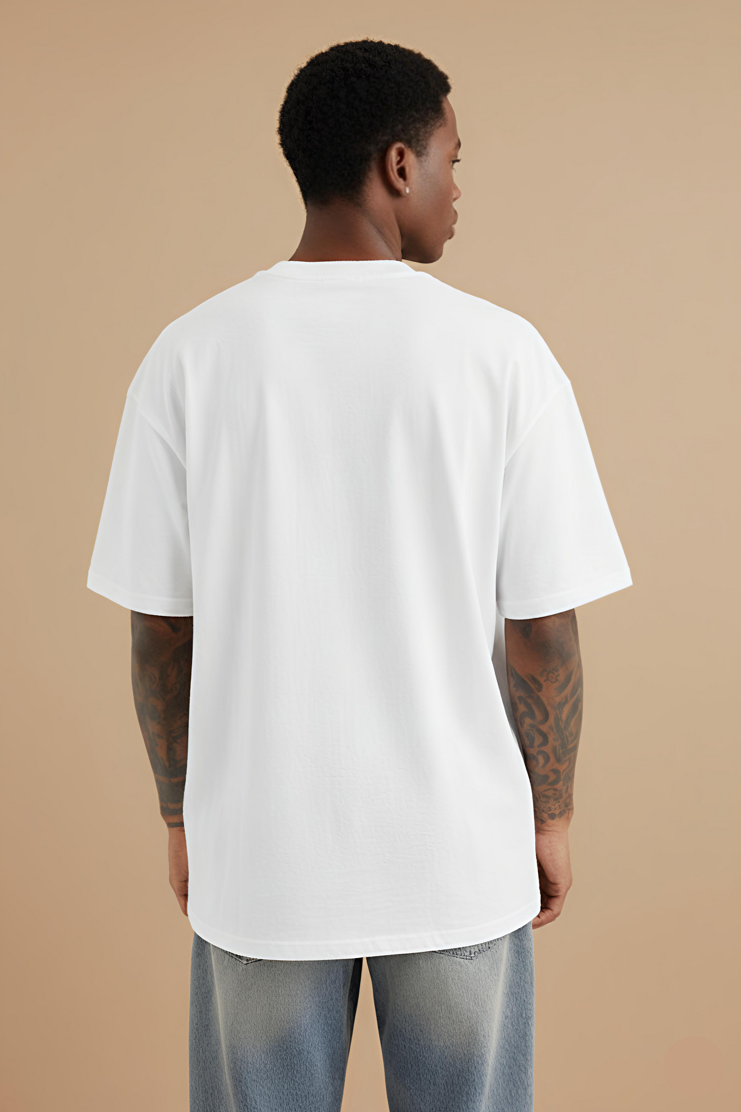 NFD PREMIUM | White Terry Oversized Tee
