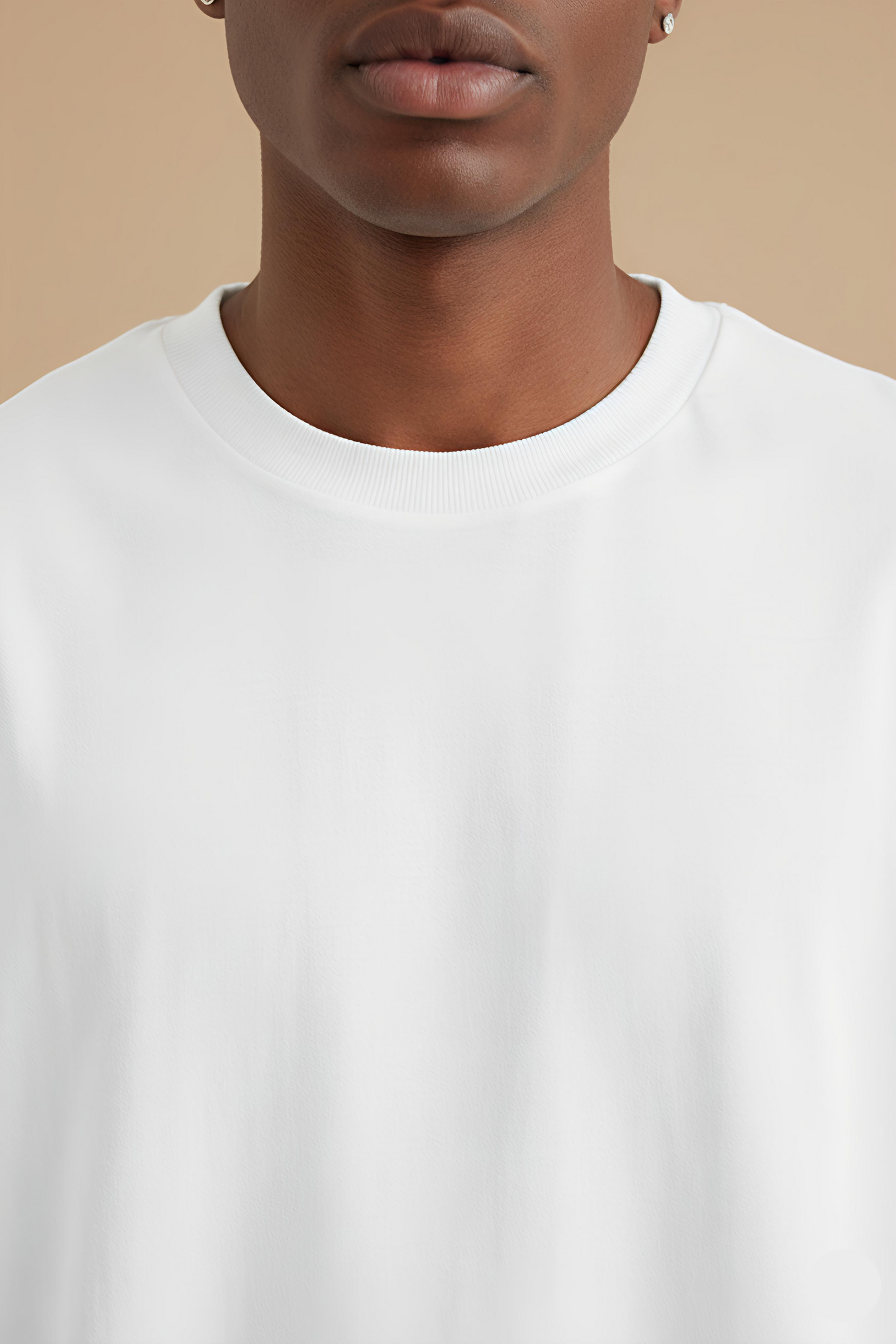NFD PREMIUM | White Terry Oversized Tee