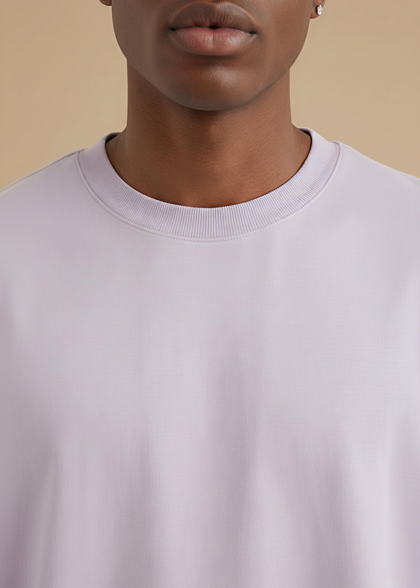 NFD PREMIUM | Lavender Terry Oversized Tee