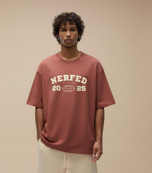 NFD ORIGINAL - 2025 | Coral Oversized T-Shirt