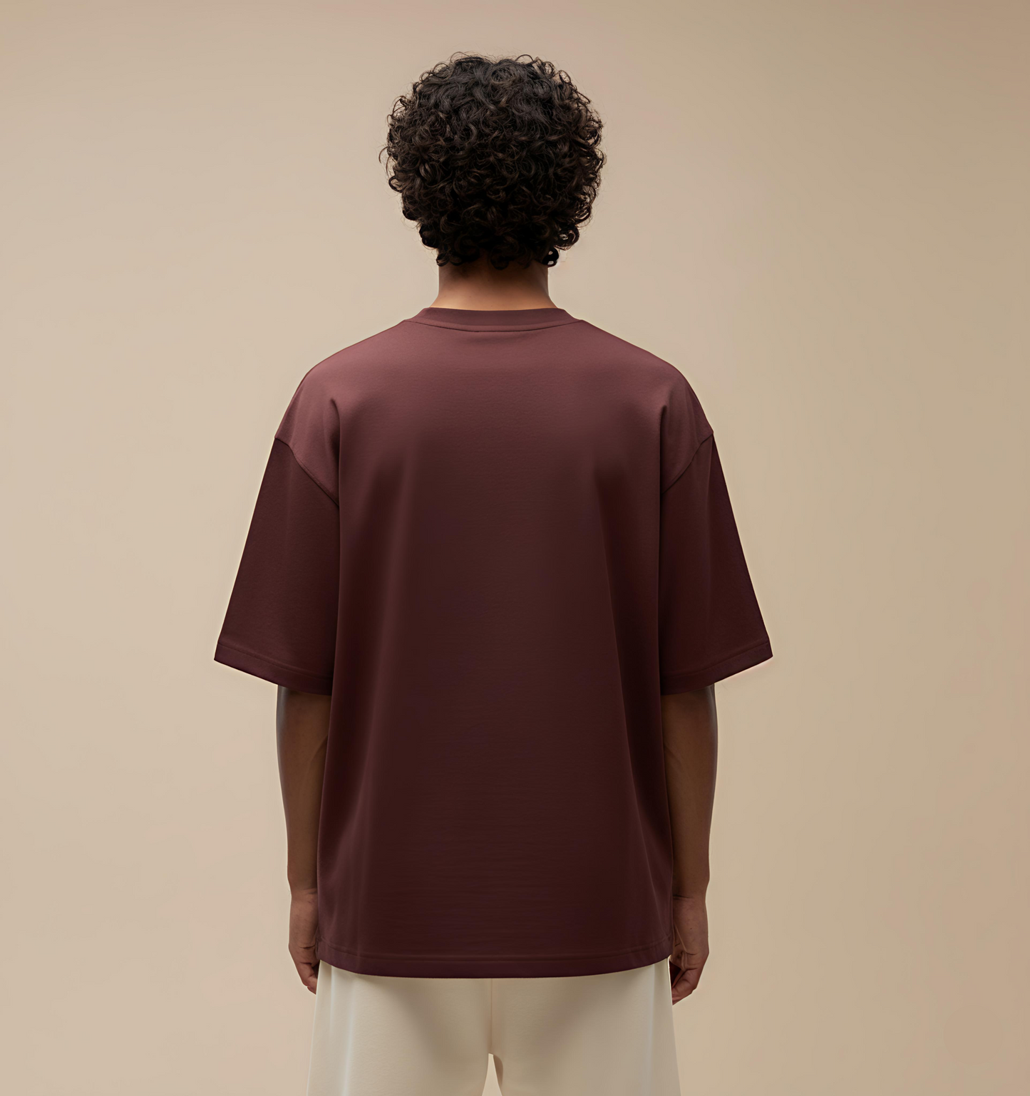 NERFED - DODGE | Maroon Oversized T-Shirt