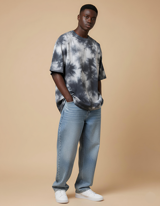 NFD PREMIUM | White Black Oversized T-Shirt