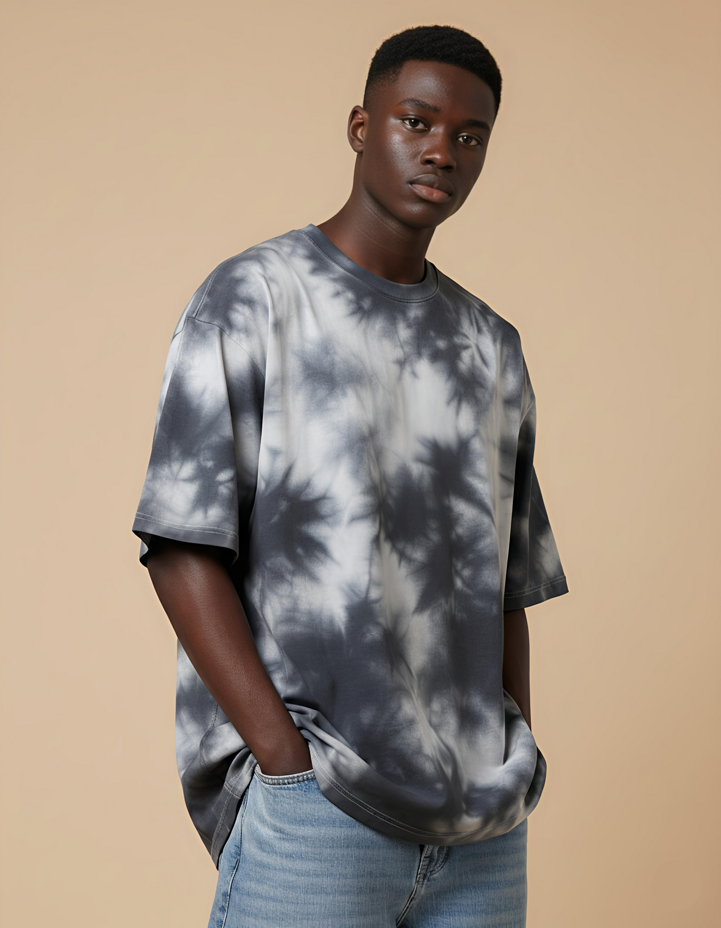 NFD PREMIUM | White Black Oversized T-Shirt