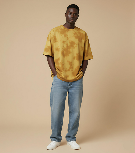 NFD PREMIUM | Dust Yellow Oversized T-Shirt