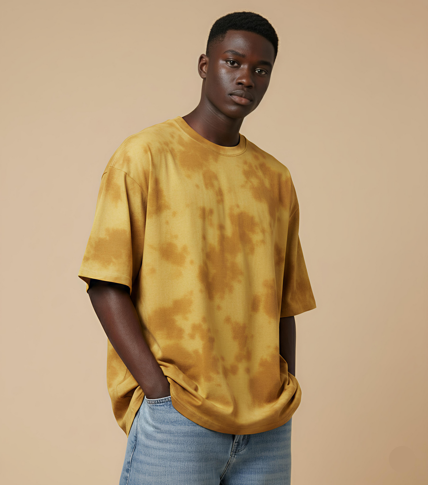 NFD PREMIUM | Dust Yellow Oversized T-Shirt