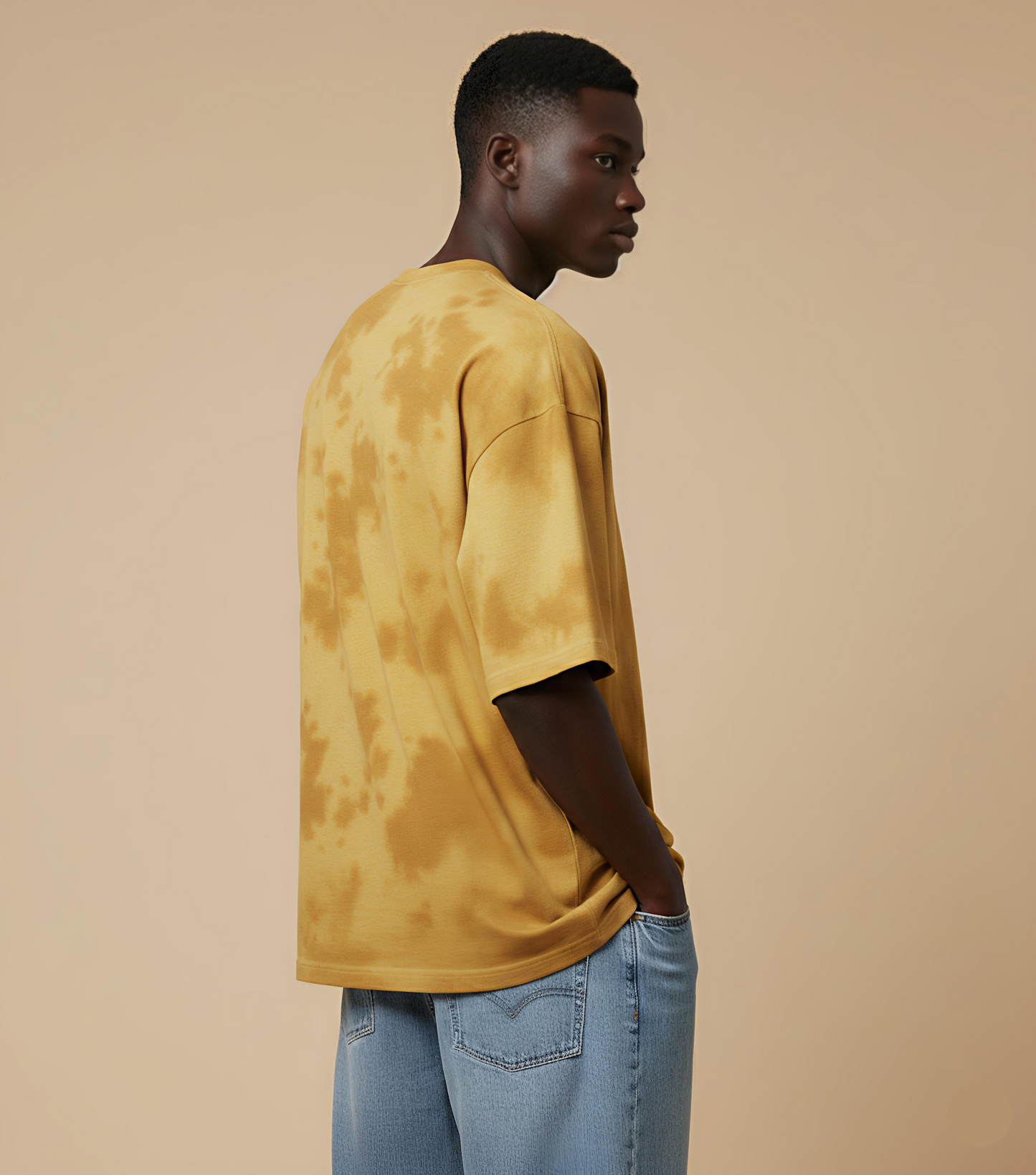 NFD PREMIUM | Dust Yellow Oversized T-Shirt