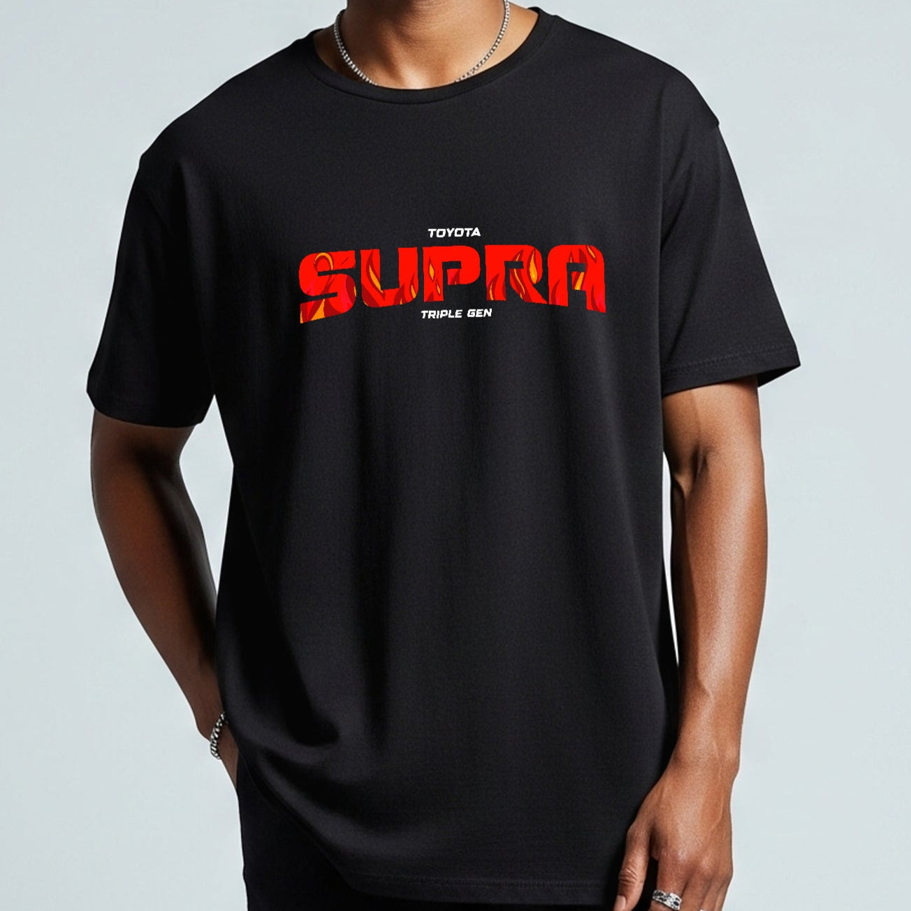 NERFED - TOYOTA SUPRA BLACK | Oversized Standard T-Shirt