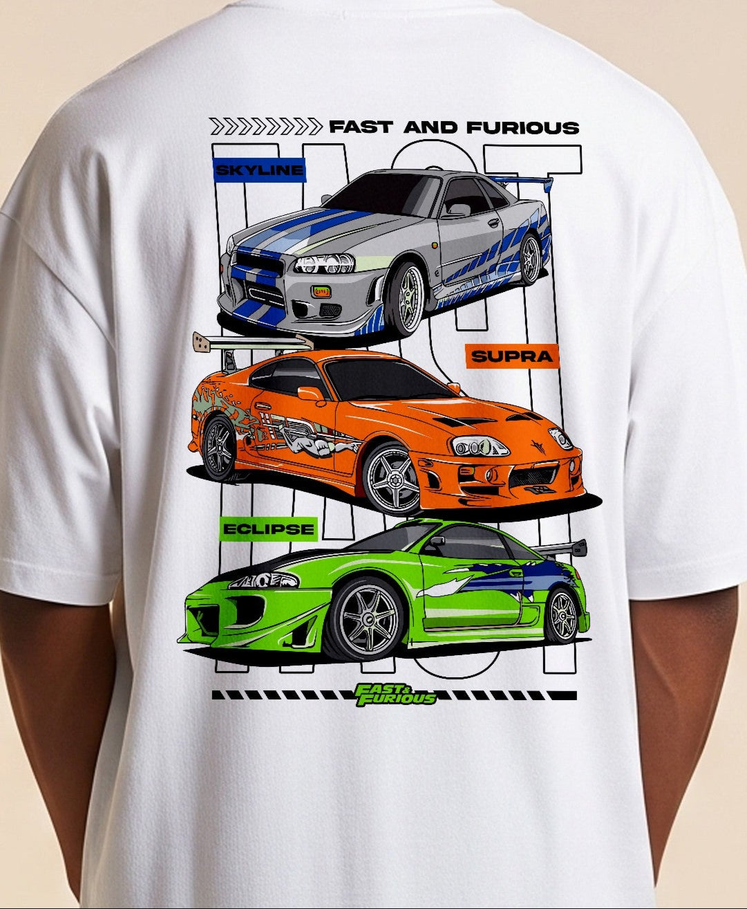 NERFED - SKYLINE | Oversized Standard T-Shirt