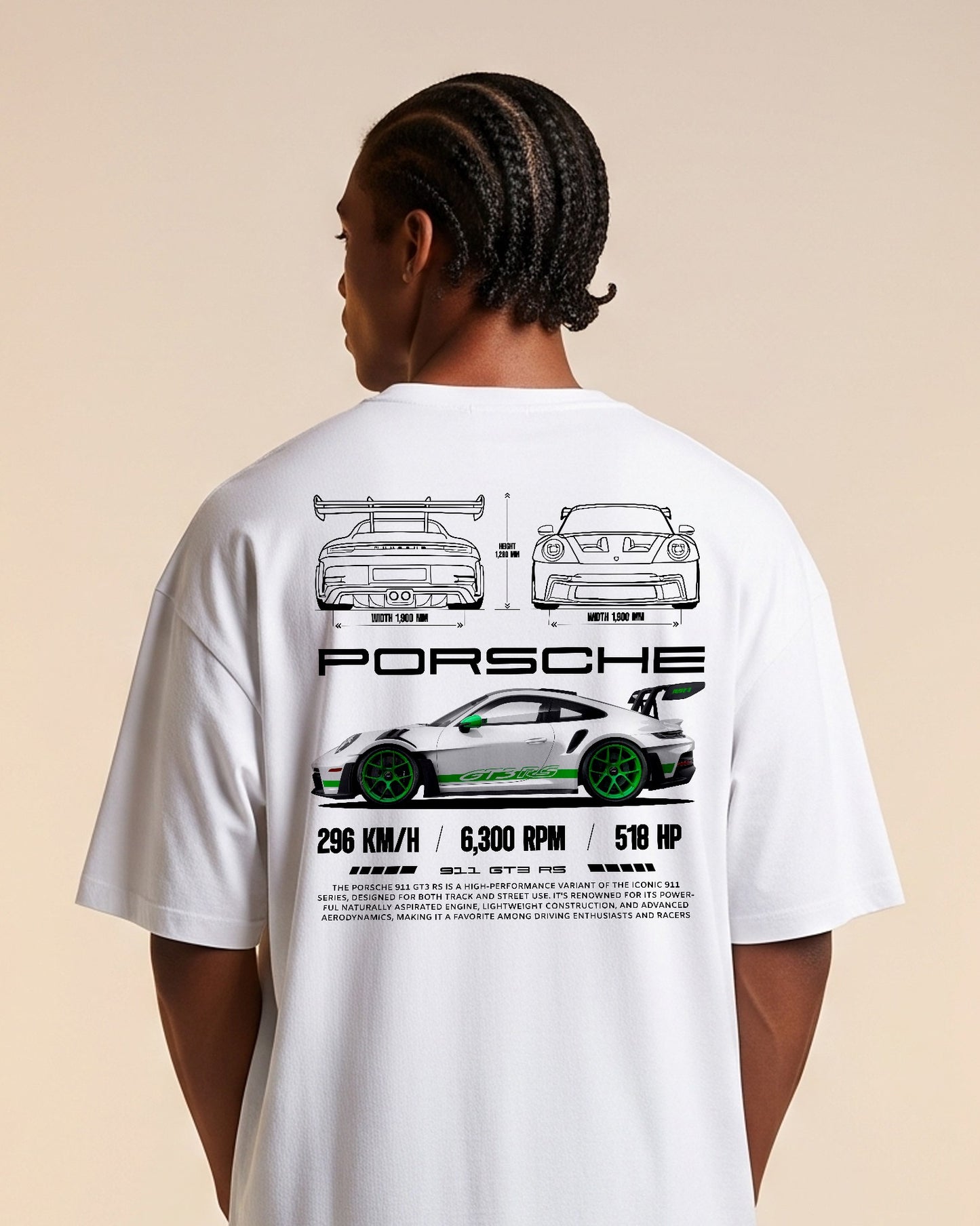 NERFED - PORSHE 911 GT3 | Oversized Standard T-Shirt