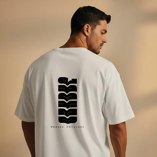 NERFED - JACKED WHITE | Oversized Standard T-Shirt