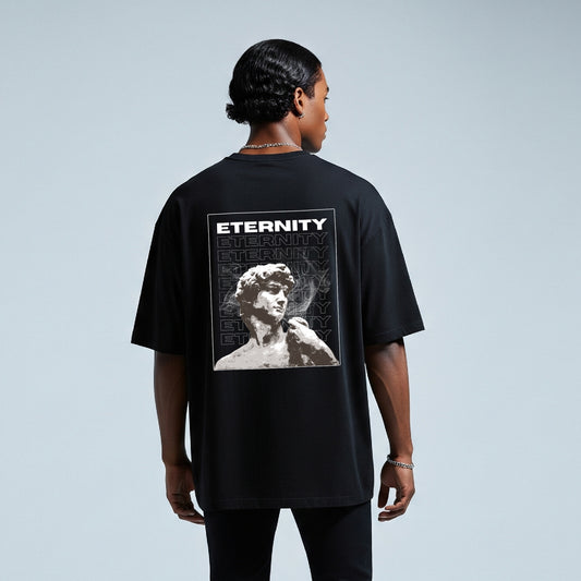 NERFED - ETERNITY | Black Oversized Standard T-Shirt