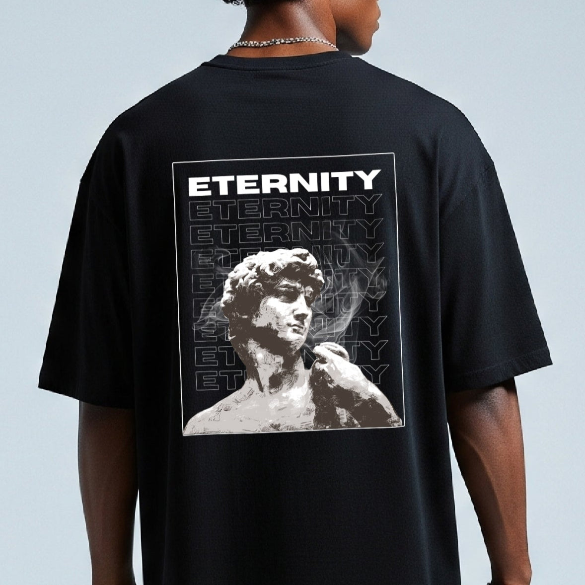 NERFED - ETERNITY | Black Oversized Standard T-Shirt