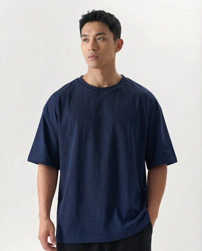 Oversized Classic T-Shirt | Navy Blue