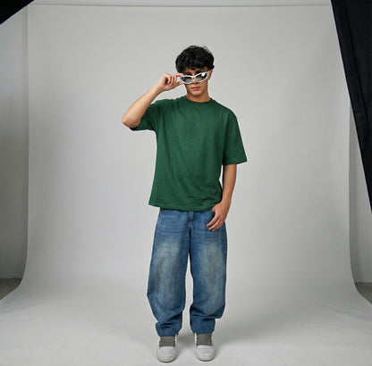 Oversized Classic T-Shirt | Bottle Green