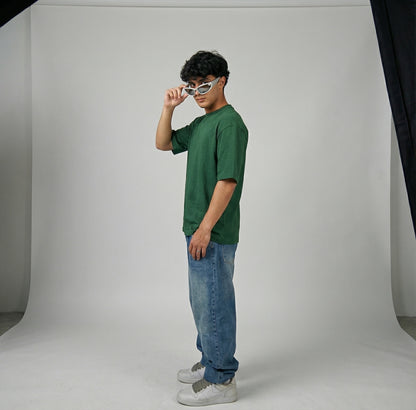 Oversized Classic T-Shirt | Bottle Green