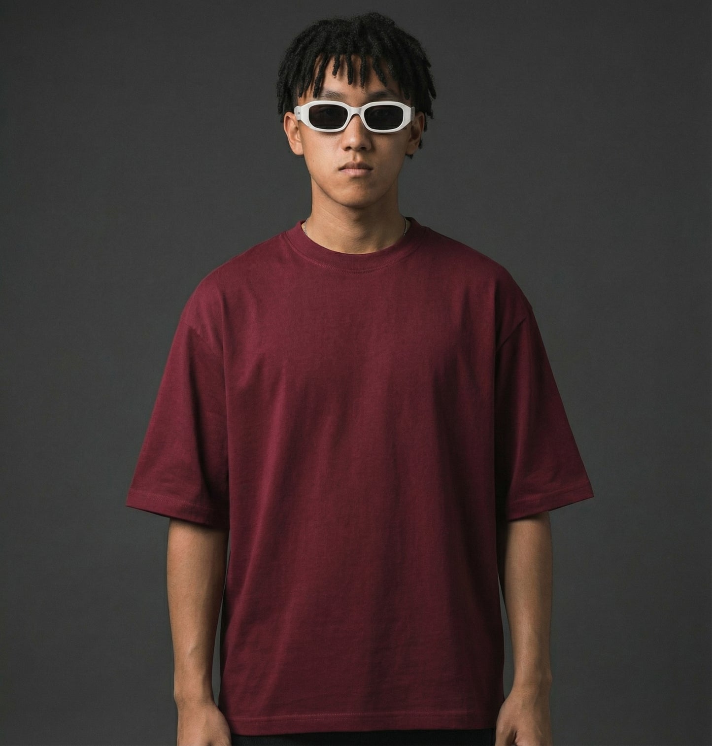 Oversized Classic T-Shirt | Maroon