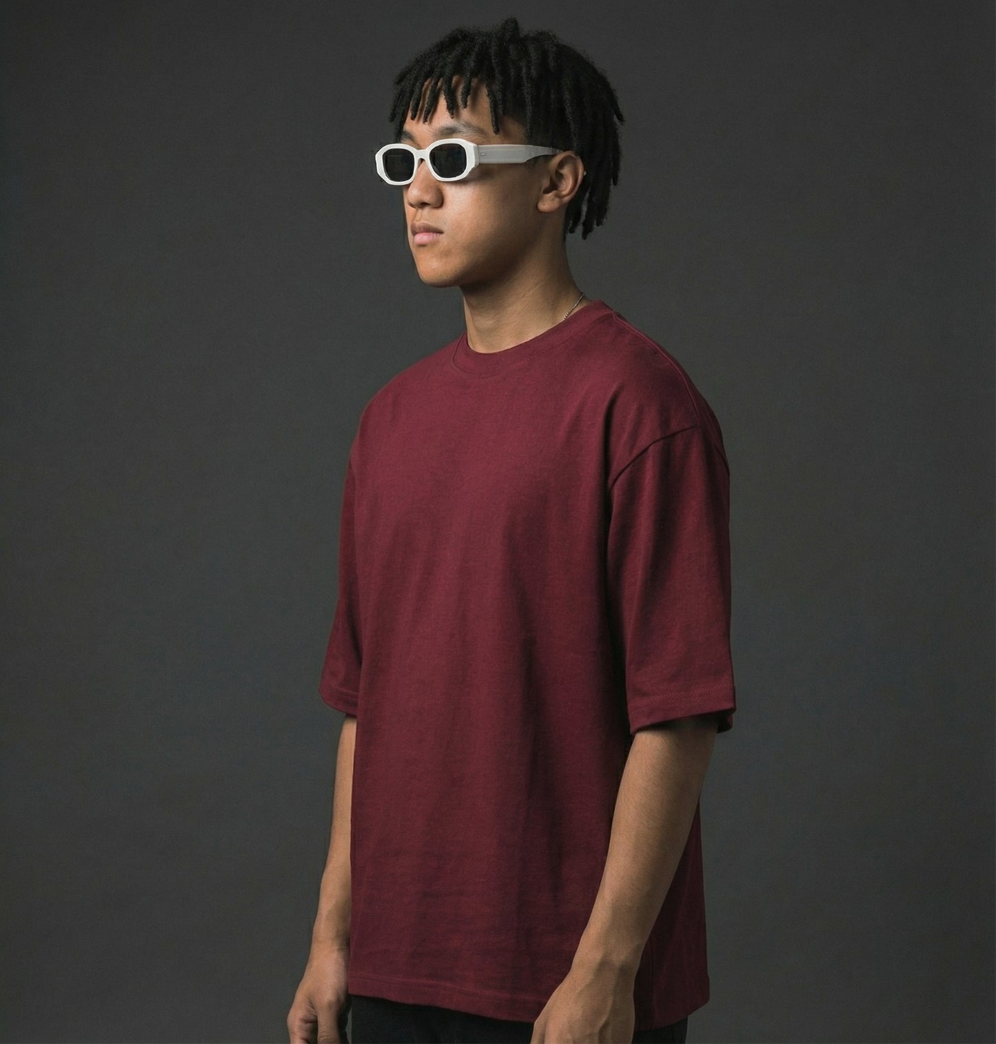 Oversized Classic T-Shirt | Maroon