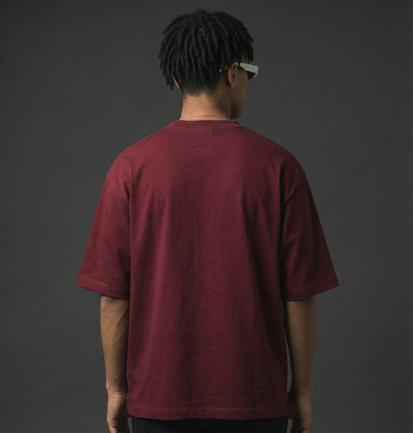 Oversized Classic T-Shirt | Maroon