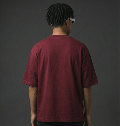 Oversized Classic T-Shirt | Maroon