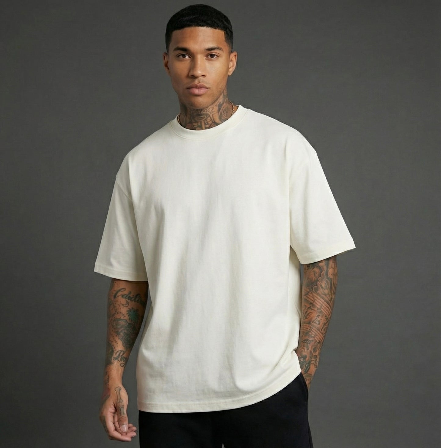 Oversized Classic T-Shirt | Off White