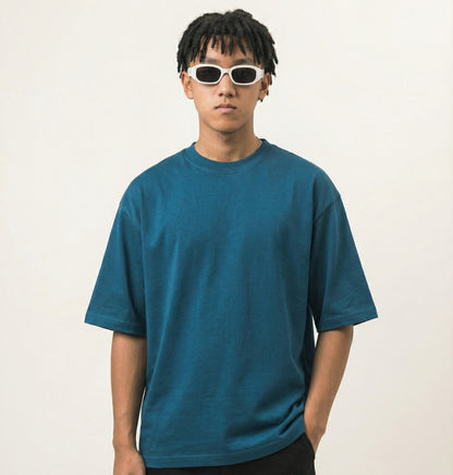 Oversized Classic T-Shirt | Petrol Blue