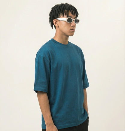 Oversized Classic T-Shirt | Petrol Blue