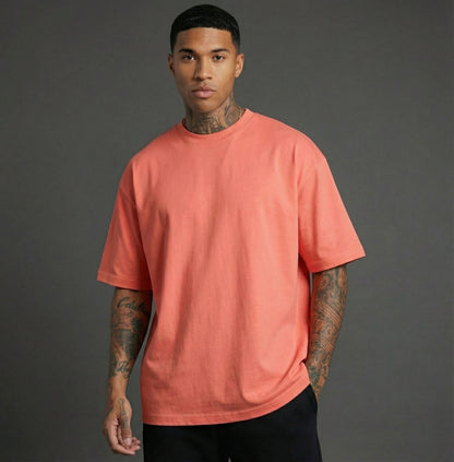 Oversized Classic T-Shirt | Coral