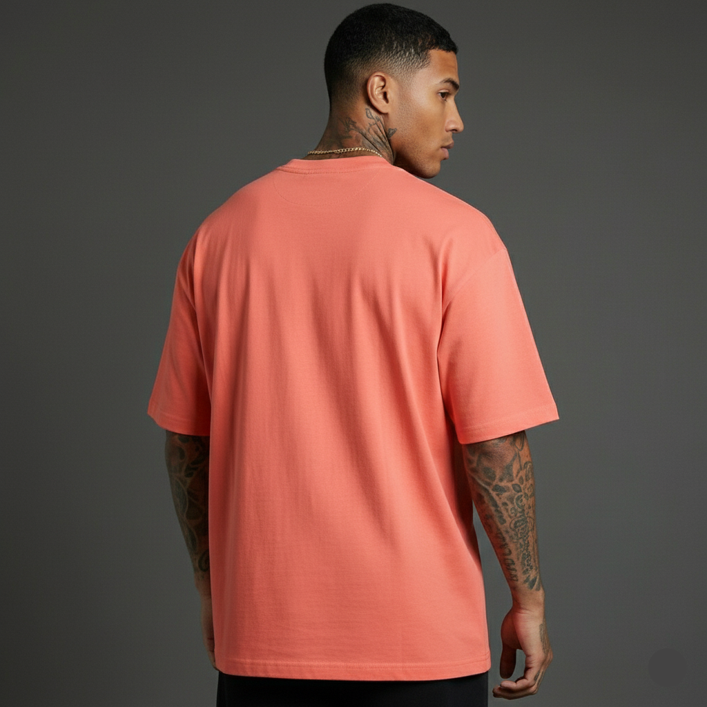 Oversized Classic T-Shirt | Coral