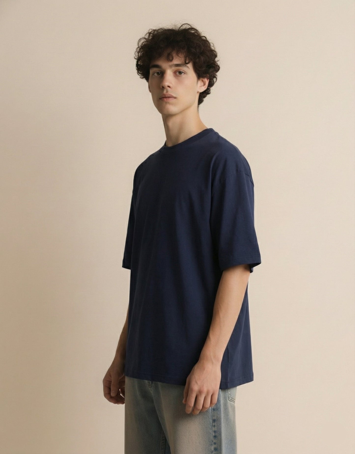 Oversized Standard T-Shirt | Navy Blue