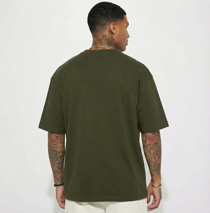 Oversized Classic T-Shirt | Olive Green