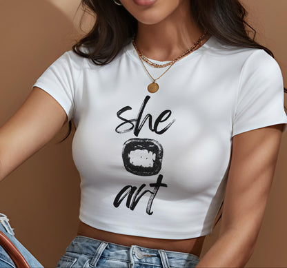NERFED - She Art | Crop Top