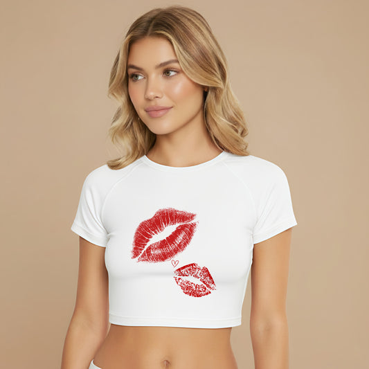 NERFED - Lip Print | Crop Top