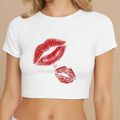 NERFED - Lip Print | Crop Top