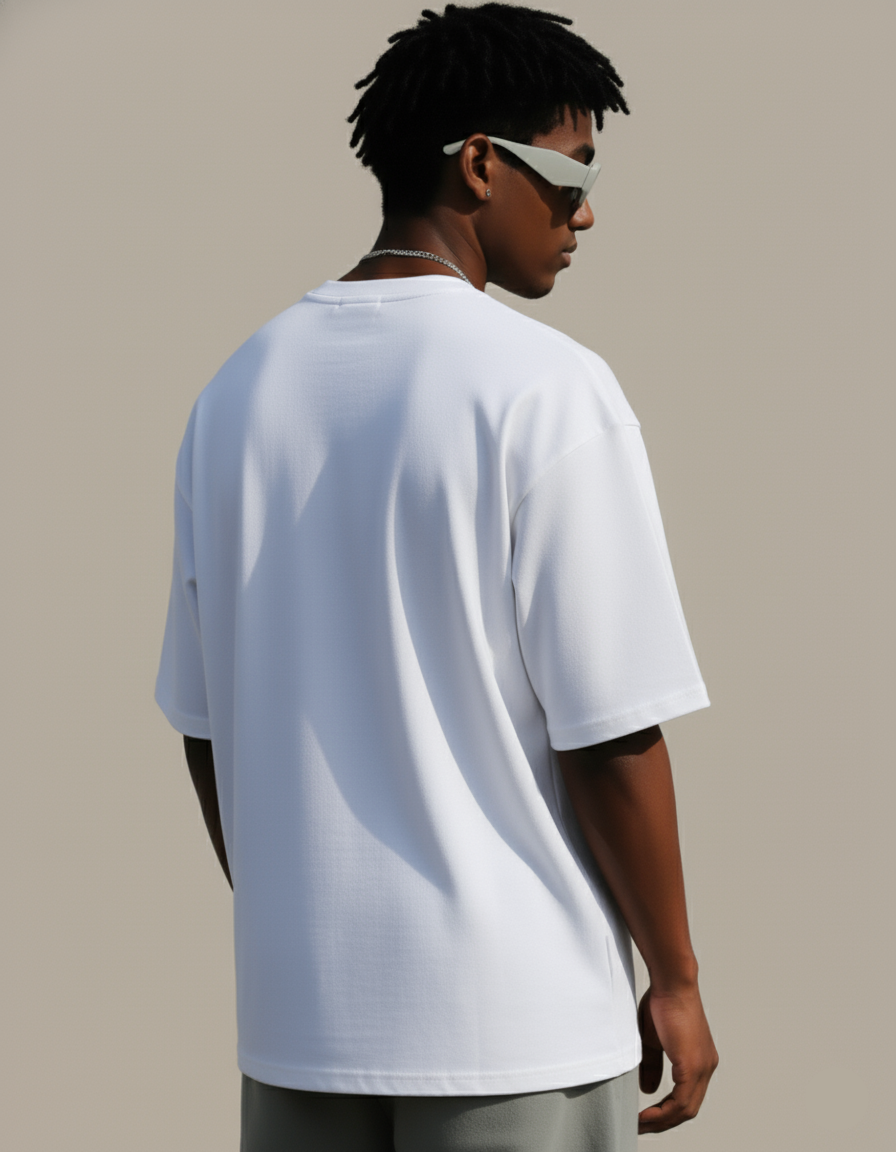 NERFED - Strength | White Oversized T-Shirt