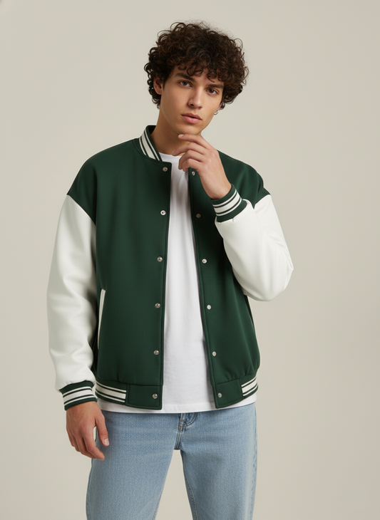 NERFED - Green Varsity Jacket