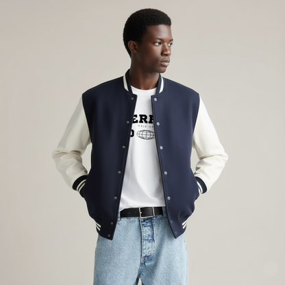 NERFED - Blue Varsity Jacket