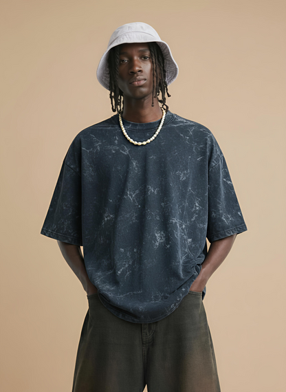 NFD PREMIUM | Acid Blue Oversized Tee