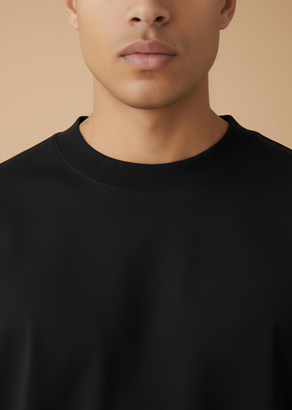 NFD PREMIUM | Black Terry Oversized Tee